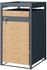 ML-Design Mülltonnenbox mit Pflanzdach 1 x 240 Liter 68 x 80 x 124 cm Lärchenoptik