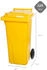 Proregal 2-Rad-Mülltonne MGB HDPE-Kunststoff 120 Liter gelb & blau 2 Stk.