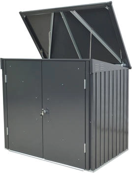 Tepro Universalbox Store Midi 134 x 157,5 x 105 cm anthrazit – Funktionalität trifft auf Benutzerfreundlichkeit