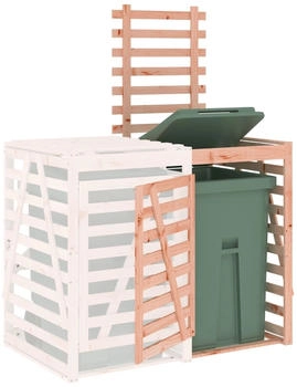 vidaXL Mülltonnenbox-Erweiterung 78 x 91,5 x 128,5 cm Massivholz Douglasie natur – vidaXL Mülltonnenbox-Erweiterung aus Douglasie für effiziente Abfallorganisation