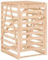 vidaXL M&uuml;lltonnenbox 84x90x128,5 cm Massivholz Kiefer
