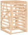 vidaXL Mülltonnenbox für 1 x 240 Liter 84 x 90 x 128,5 cm Massivholz Kiefer natur