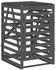 vidaXL Mülltonnenbox für 1 x 240 Liter 84 x 90 x 128,5 cm Massivholz Kiefer grau
