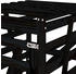 vidaXL Mülltonnenbox für 1 x 240 Liter 84 x 90 x 128,5 cm Massivholz Kiefer schwarz