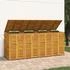 vidaXL Mülltonnenbox für 4 x 240 Liter 280 x 89 x 117 cm Massivholz Akazie