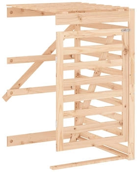 vidaXL Mülltonnenbox für 4 x 240 Liter Massivholz Kiefer natur – vidaXL Mülltonnenbox für 4 x 240 Liter Massivholz Kiefer natur bietet elegante Ordnung