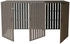 MCW Mülltonnenbox-Erweiterung J28 1 x 240 Liter 115 x 76 x 100 cm braun