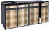 MCW Mülltonnenverkleidung J82 4 x 240 Liter 117 x 264 x 80 cm gold