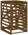 vidaXL Mülltonnenbox für 1 x 240 Liter 84 x 90 x 128,5 cm Massivholz Kiefer honigbraun