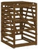 vidaXL Mülltonnenbox für 1 x 240 Liter 84 x 90 x 128,5 cm Massivholz Kiefer honigbraun