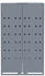 vidaXL Mülltonnenbox für 1 x 240 Liter 69 x 79 x 117 cm Stahl grau