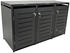 DEGAMO Köln Mülltonnenbox 3 x 120 Liter 175x62x102cm anthrazit (11183)