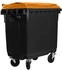 Hardwex Müllcontainer 770 l Schwarz