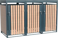 WESTMANN M&uuml;lltonnenbox "Planta" Platz f&uuml;r 3 M&uuml;lltonnen je 240 L, BxHxT: