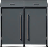 WESTMANN M&uuml;lltonnenbox "Moderna 2" Platz f&uuml;r 2 M&uuml;lltonnen je 240 L, BxHxT: