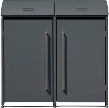 Westmann Mülltonnenbox Moderna 2 Platz für 2 Mülltonnen je 240 L BxHxT: 139x83x135 cm
