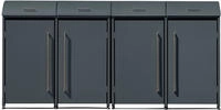 WESTMANN M&uuml;lltonnenbox "Moderna 4" Platz f&uuml;r 4 M&uuml;lltonnen je 240 L, BxHxT: