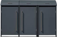 WESTMANN M&uuml;lltonnenbox "Moderna 3" Platz f&uuml;r 3 M&uuml;lltonnen je 240 L, BxHxT: