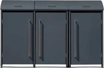 Westmann Mülltonnenbox Moderna 3 Platz für 3 Mülltonnen je 240 L BxHxT: 211x83x135 cm