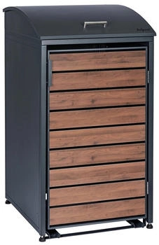 Zelsius Mülltonnenbox mit abgerundetem Deckel für eine 120 - 240l