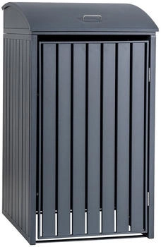 CLP CLP Mülltonnenbox Holly Verkleidung für 240 L Tonnen verzinkter Stahl 72 cm x 133 cm x 80 cm