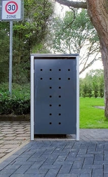 SRM Design SRM Design Mülltonnenbox 1 Mülltonnenbox Modell No.7 Anthrazitgrau für 240 Liter Mülltonnen