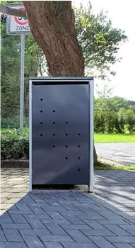SRM Design No.4 Anthrazitgrau für 240 Liter Mülltonnen