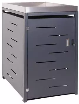 Proregal Anthrazit Metall 69x125x84 cm Aufbewahrung & Schutzh&uuml;llen (800001261154)