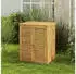 Costway Mülltonnenhaus Holz 120L mit Tür & Deckel, wetterfest (SF6467ZM)