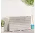 vidaXL Mülltonnenbox für 3 Behälter Edelstahl Silber 204x77,5x115,5cm (3394789)