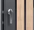Westmann Planta Mülltonnenbox 9x240L Metall Anthrazit Holzoptik mit Pflanzdach (HHWTC-6-9)