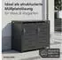 Steelsøn Diorus Mülltonnenbox 2er bis 240L Graphitschwarz