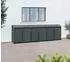 Westmann Moderna 6 Metall Mülltonnenbox 6x240L Anthrazit (JGBAC214A-6)