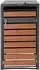 Proregal 1er 117x68x80cm Anthrazit Kirsche-Holzoptik Dunkelbraun Schlitzoptik (RMV144-05)