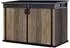 Keter Signature Horizontaler Gartenschuppen 2020l Kunststoff Walnuss-Optik (261095)