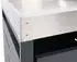 Proregal 1er- HxBxT 110x60x62cm 80-240 Liter Pflanzkasten Edelstahl-Metall schwarz Metall RMV142-07
