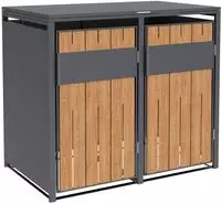 WESTMANN M&uuml;lltonnenbox "Varius 2" BxTxH: 132x80x116 cm, f&uuml;r 2x240 L M&uuml;lltonnen
