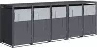 WESTMANN M&uuml;lltonnenbox "Tonus 5" BxTxH: 330x80x116 cm, f&uuml;r 5x240 L M&uuml;lltonnen