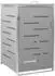 Deluke JAGU Edelstahl 1 x 240L 115x69x77,5cm Grau