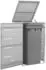 Deluke JAGU Edelstahl 1 x 240L 115x69x77,5cm Grau