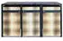 Proregal Mülltonnenbox 3er 117x200x80cm Anthrazit Gold