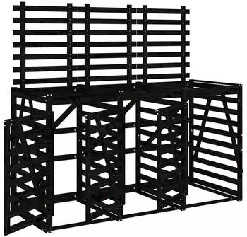 Deluke BOUMI Kiefernholz 3er 240x91,5x128,5cm Schwarz