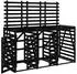 Deluke BOUMI Kiefernholz 3er 240x91,5x128,5cm Schwarz