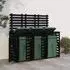 Deluke BOUMI Kiefernholz 3er 240x91,5x128,5cm Schwarz