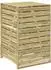 vidaXL Mülltonnenbox 240L, 1 Behälter, imprägniertes Kiefernholz (3444174)