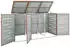 Deluke JAGU Edelstahl 3 x 240L 115x207x77,5cm Orange