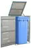 Deluke JAGU Edelstahl 1 x 240L 115x69x77,5cm Blau