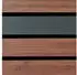 Proregal Mülltonnenbox 2er Mit Pflanzkasten 125x132x80cm Anthrazit Kirsche-Holzoptik Erweiterbar