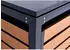 Proregal 3er Mülltonnenverkleidung 119x205x84 cm Teak-Optik