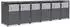 Westmann Tonus 6 Mülltonnenbox 6x240L Metall anthrazit (JGBC254-6)